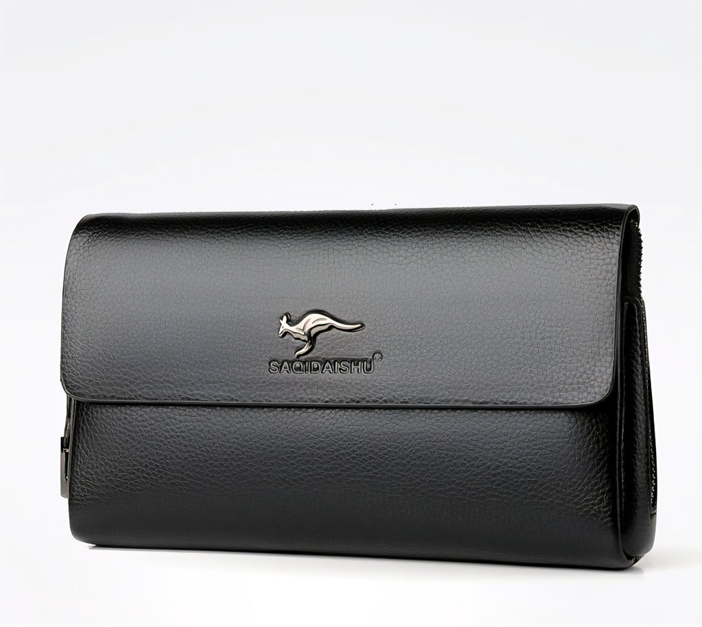 Combination Lock Men's Clutch Hand-Bag Long Wallet