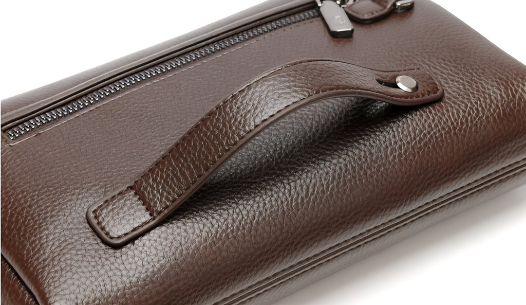 Combination Lock Men's Clutch Hand-Bag Long Wallet