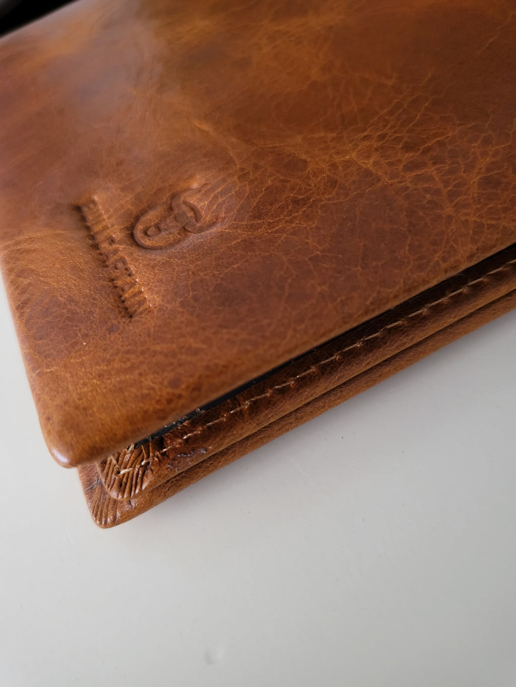 BULLCAPTAIN Bi-Fold Wallet Genuine Leather Multi Card Holder Wallet