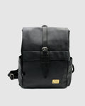 THREE-BOX Classic Style Leather Backpack 14" Laptop Backpack
