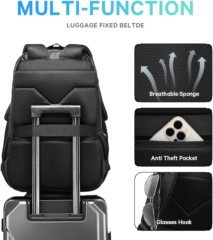 KAKA Stylish School Bag Laptop Rucksack Outdoor Travel Unisex Backpack