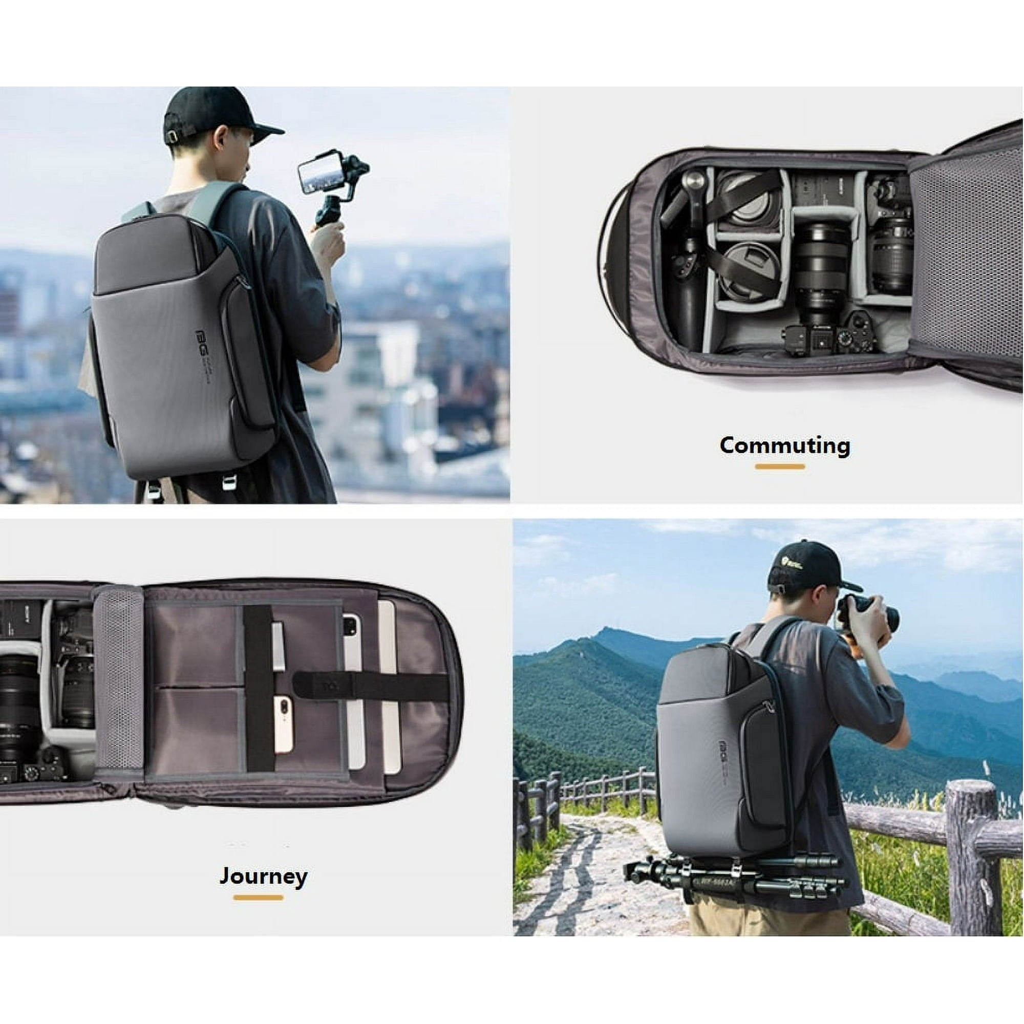 BANGE Professional Camera Backpack Multifunctional Large Capacity Camera Backpack