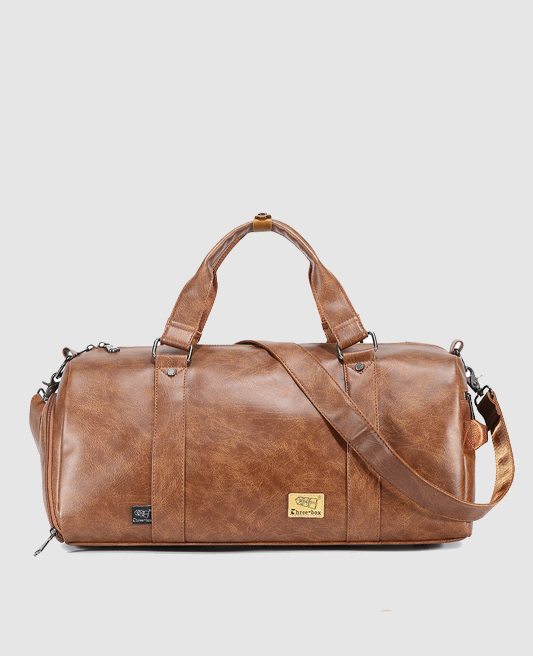 THREE-BOX Gym/ Travel Bag Leather Stylish Shoulder Bag