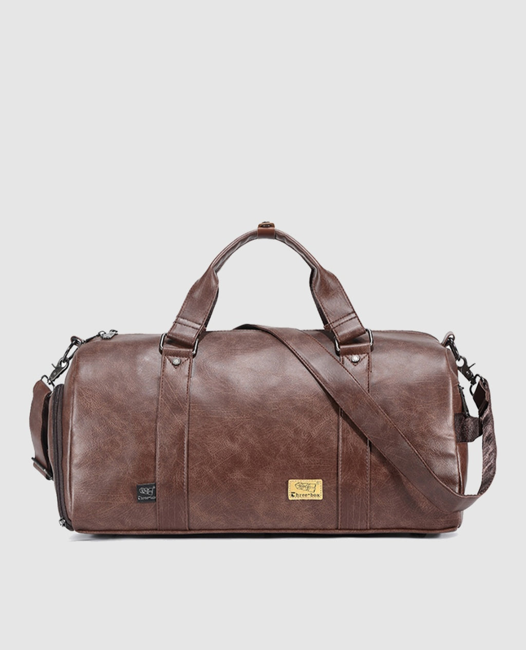 THREE-BOX Gym/ Travel Bag Leather Stylish Shoulder Bag
