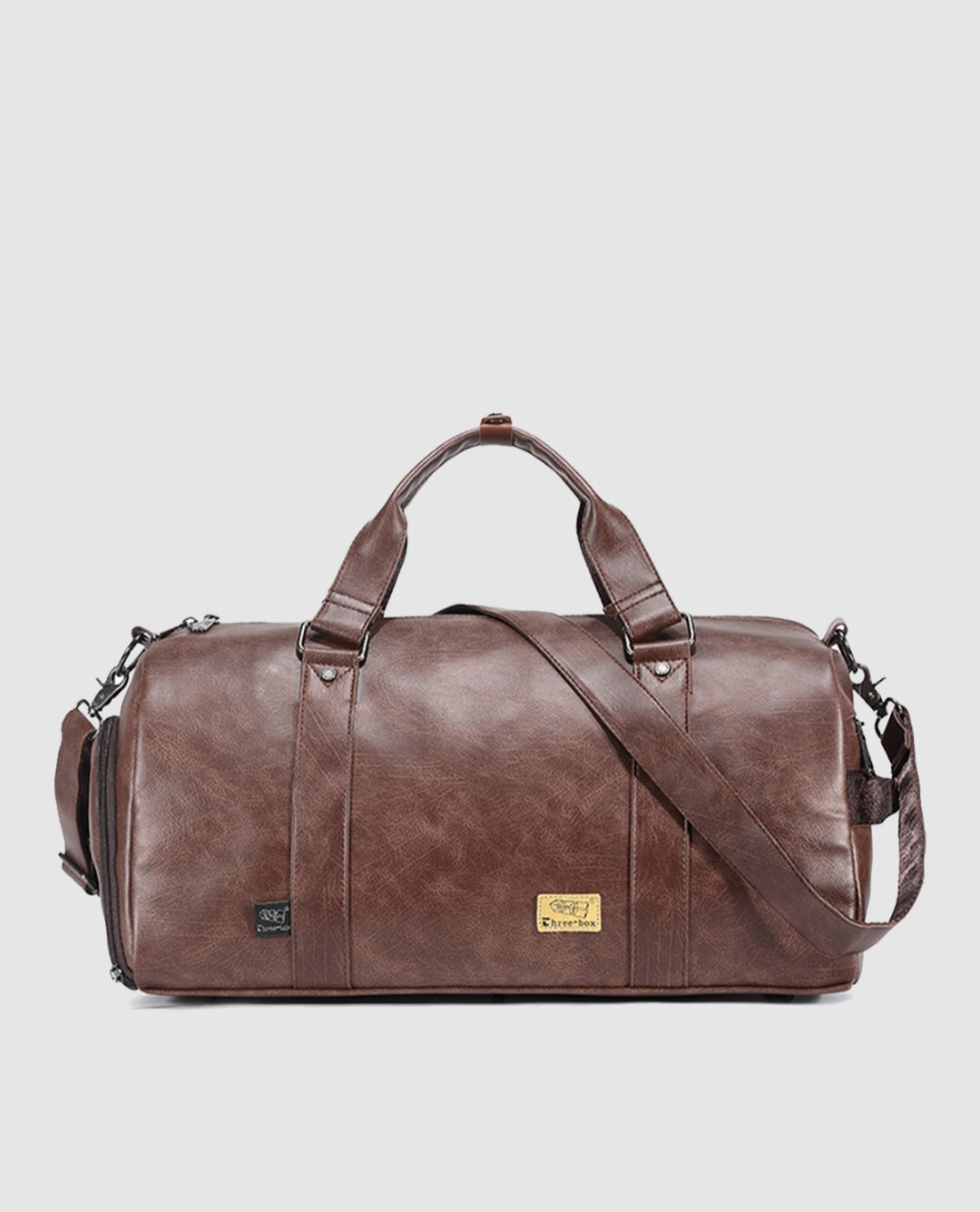 THREE-BOX Gym/ Travel Bag Leather Stylish Shoulder Bag