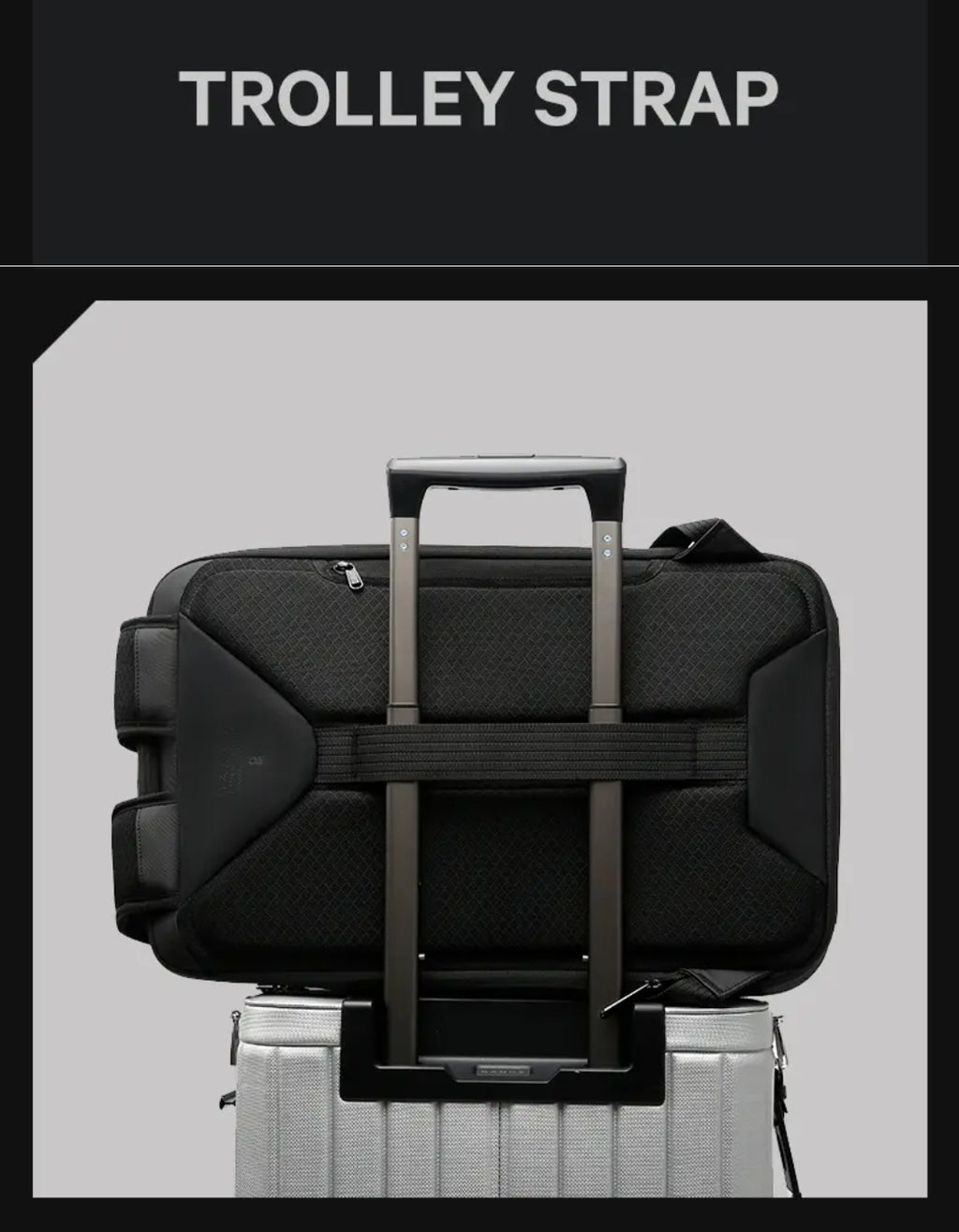 BANGE CYBER PVC Hard-Shell Waterproof TSA Lock Business Backpack