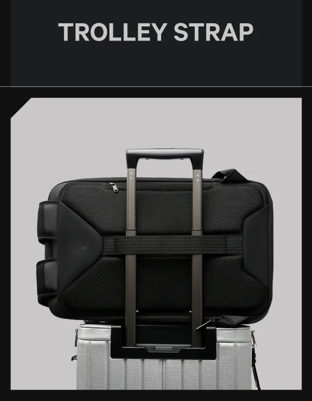 BANGE CYBER PVC Hard-Shell Waterproof TSA Lock Business Backpack