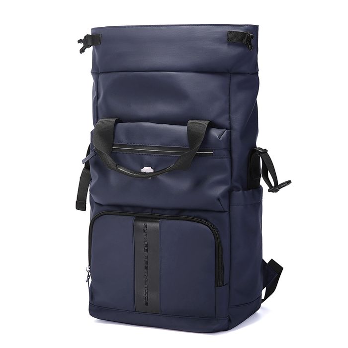 KAKA Roll-Top School Bag Laptop Rucksack Outdoor Travel Unisex Backpack