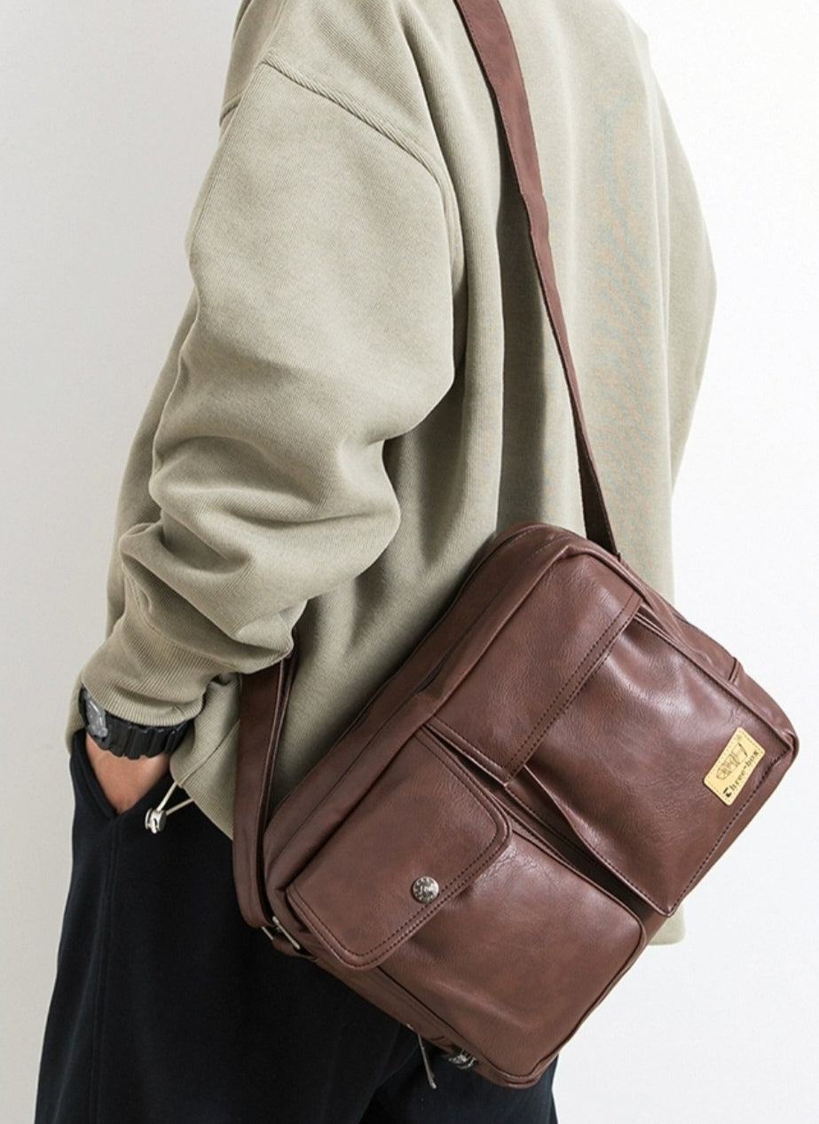 THREE-BOX Mini-Messenger Bag Shoulder Bag