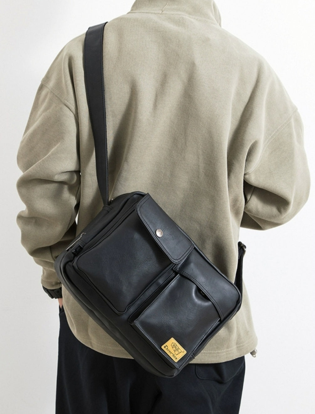 THREE-BOX Mini-Messenger Bag Shoulder Bag