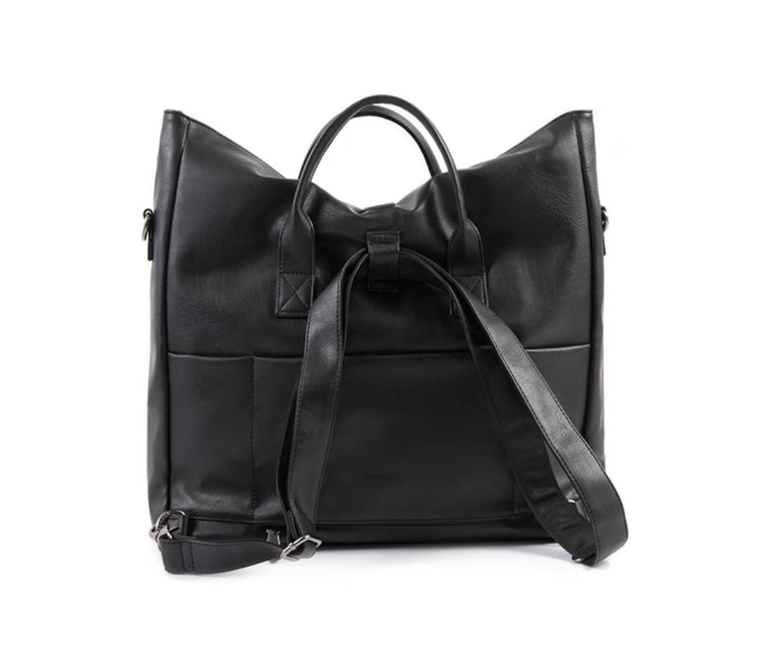 THREE-BOX 2-way Roll-Top Backpack / Shoulder Bag Casual Look