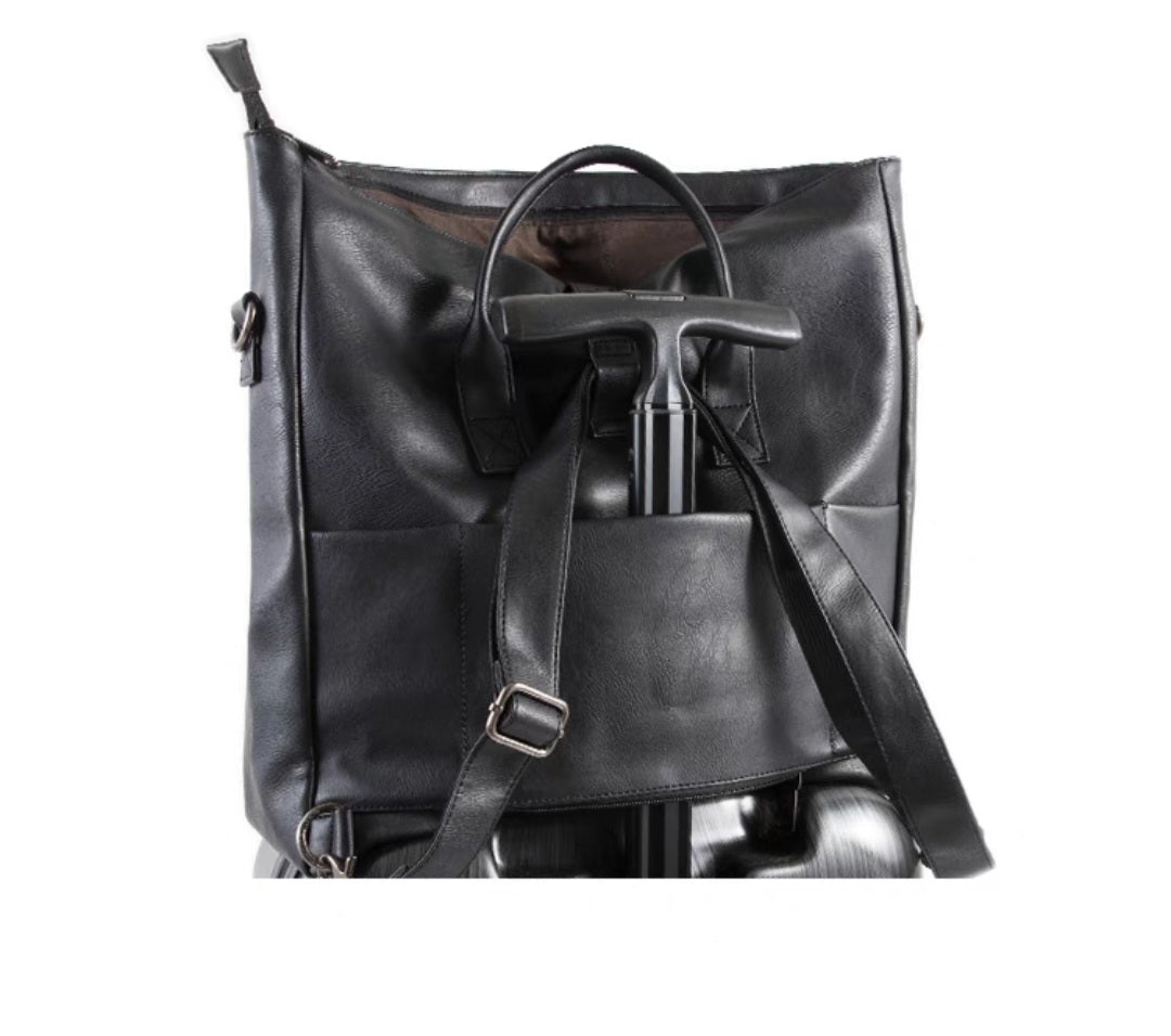 THREE-BOX 2-way Roll-Top Backpack / Shoulder Bag Casual Look