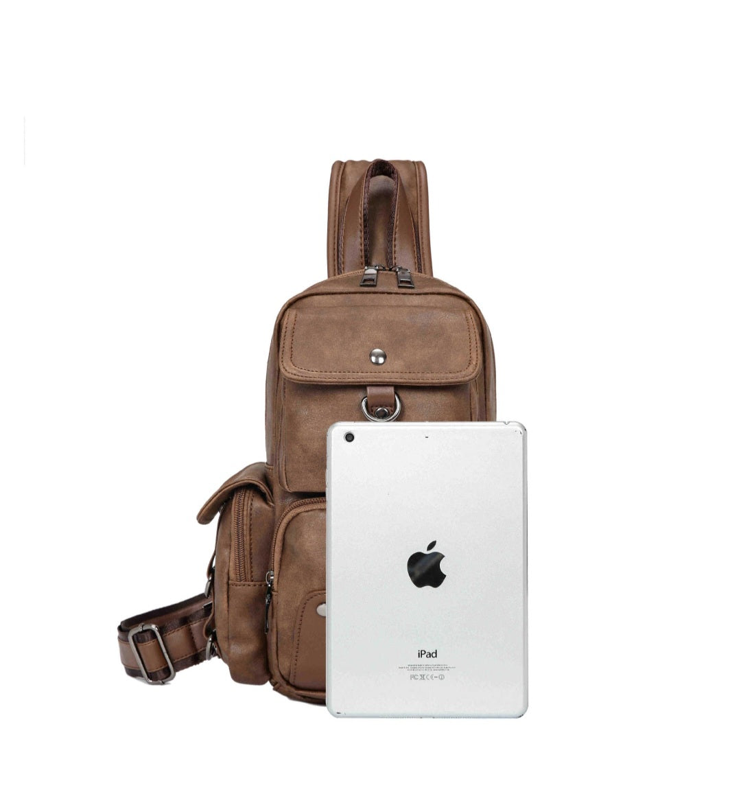 Leather Chest Bag Classic Cross-Body Shoulder Bag
