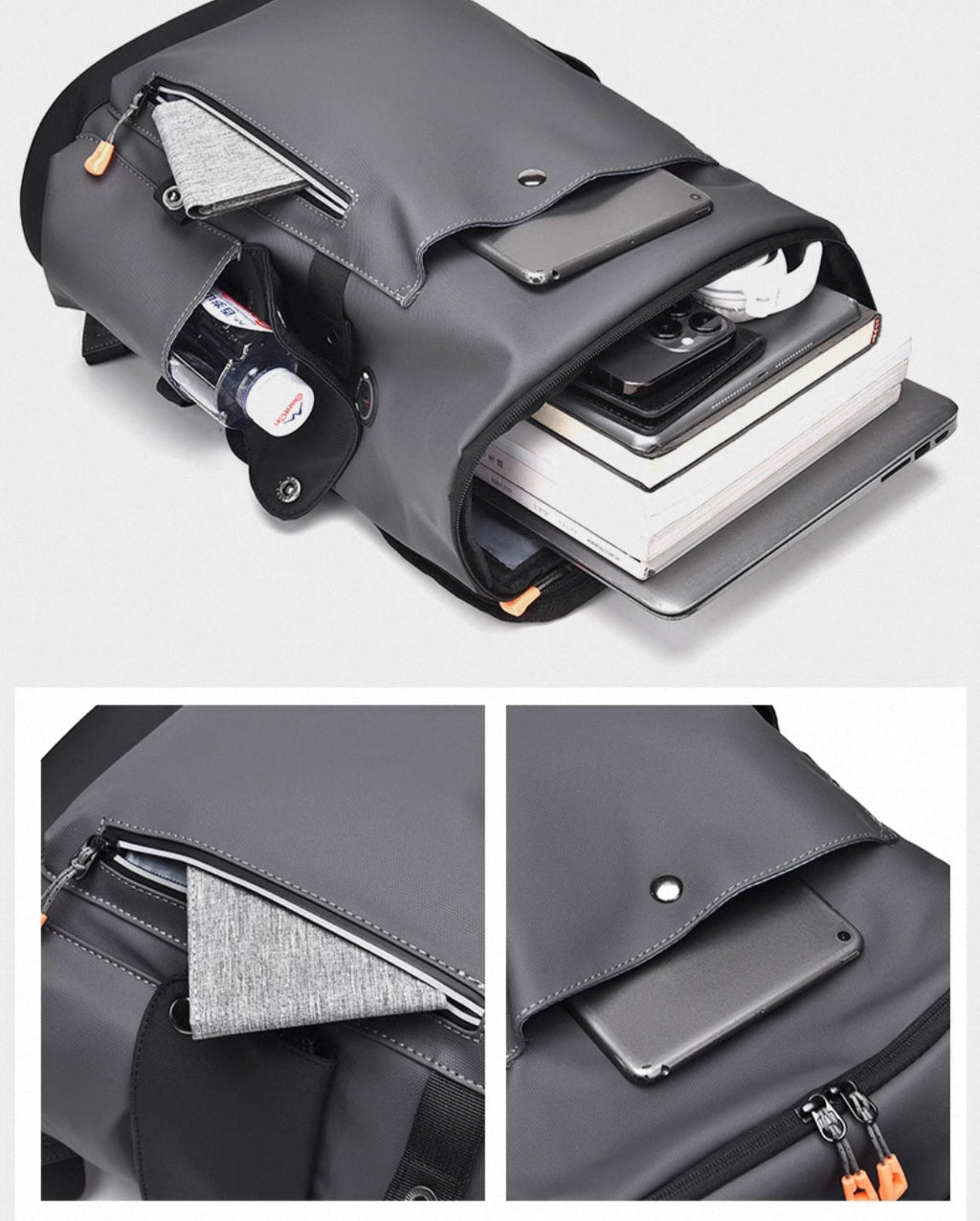 15.6" Laptop Backpack Casual Business / School USB Port Computer Large Capacity Backpack