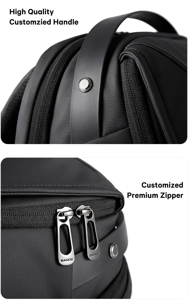 BANGE Anti-theft Waterproof Laptop City Business Backpack 15.6" Business Backpack
