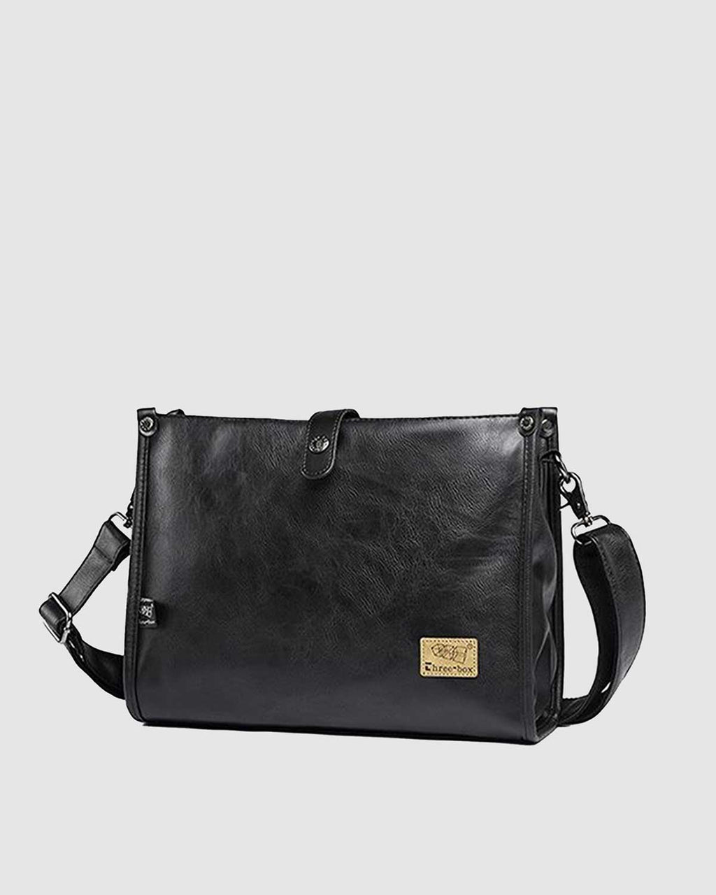 THREE-BOX Cross-body Bag Leather Shoulder Bag