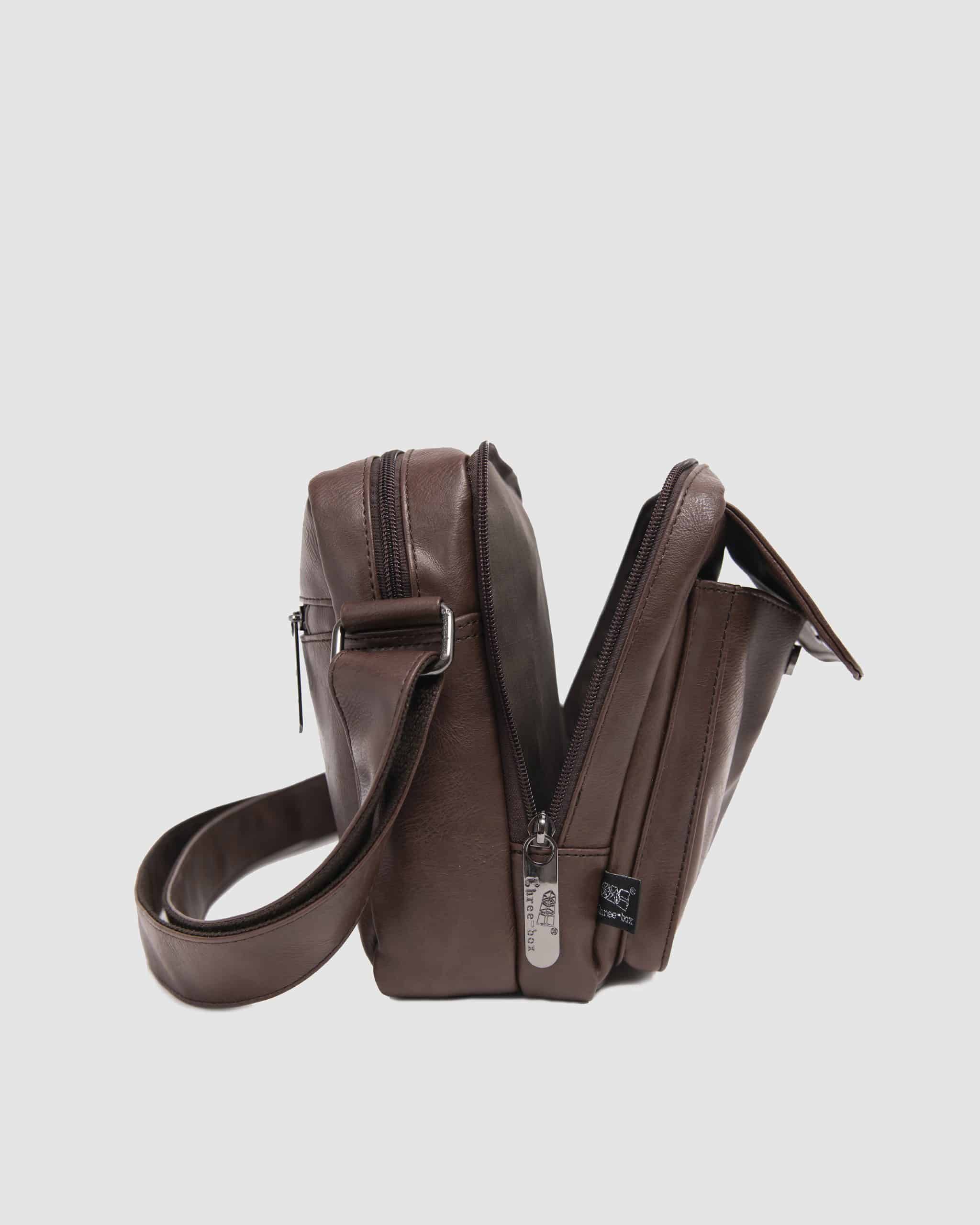 THREE-BOX Mini-Messenger Bag Shoulder Bag