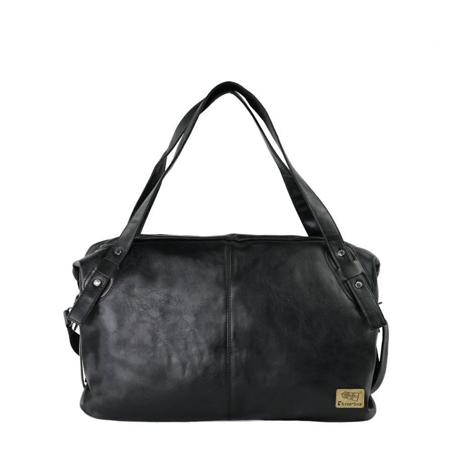 THREE-BOX Travel / Gym Bag Classical Fashion Leather Duffle Bag
