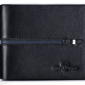 BULLCAPTAIN Bi-Fold Wallets Cowhide Genuine Leather Multi Credit Card Wallet