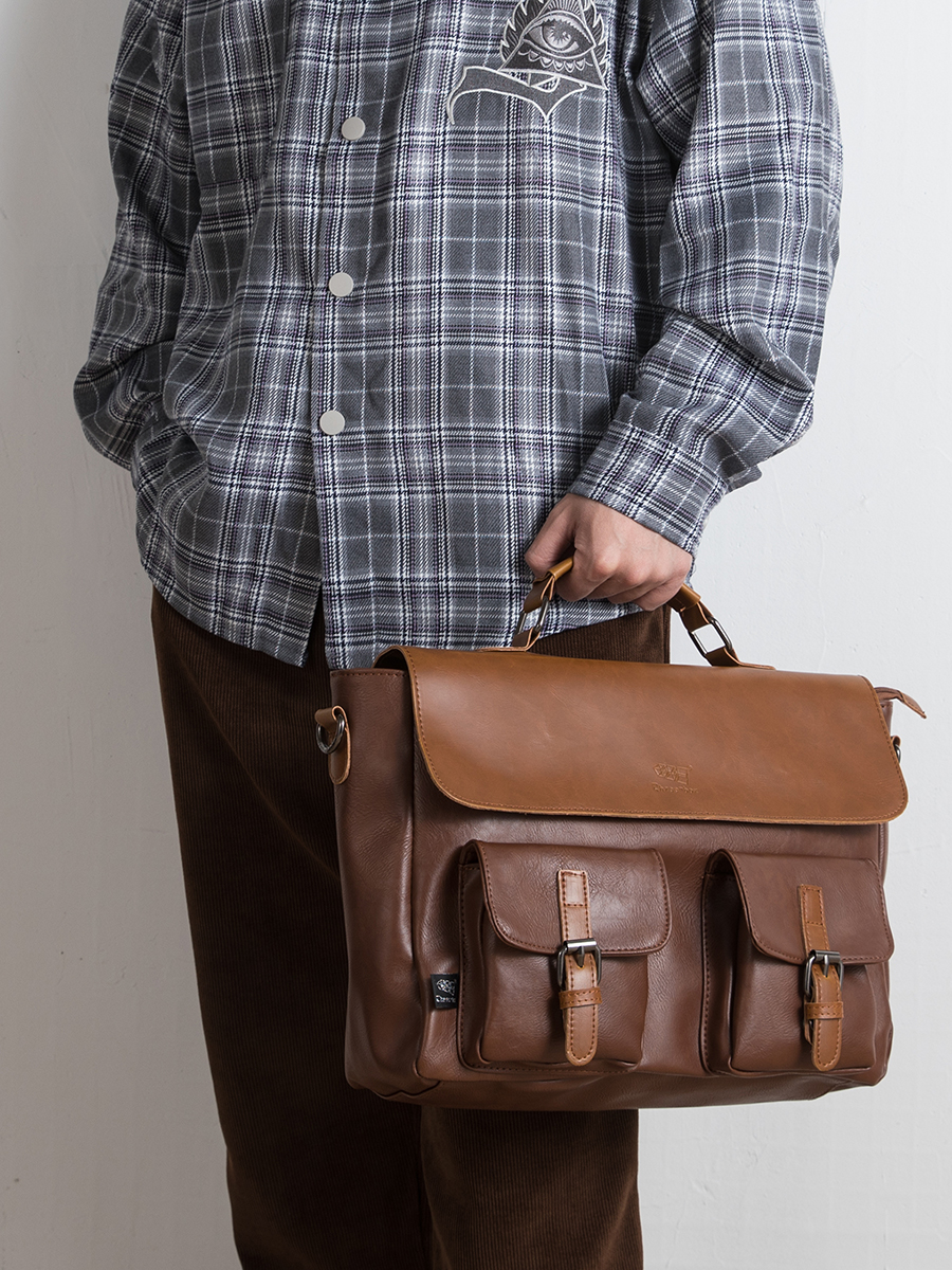THREE-BOX Messenger Bag Classic Fashion Large Capacity Shoulder Bag