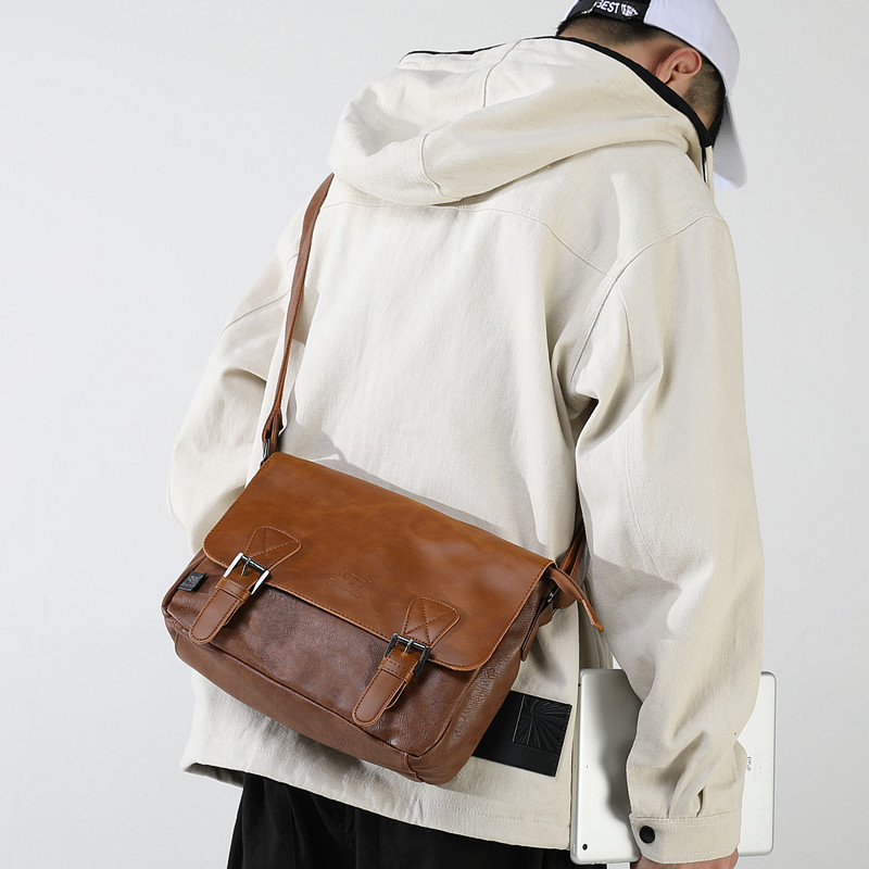 THREE-BOX Mini-Messenger / Cross-Body Bag